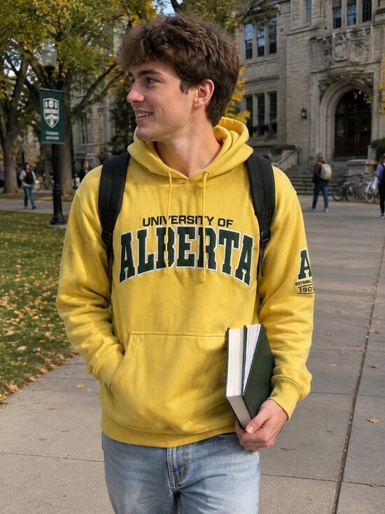 Other - Mens University of Alberta Hoodie - LARGE